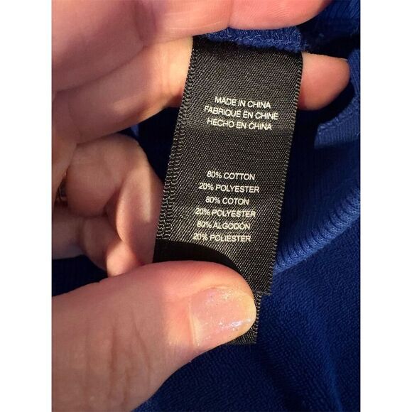 Sean John Men's XL Terry Basketball Shorts Cobalt Blue Casual - Picture 8 of 9